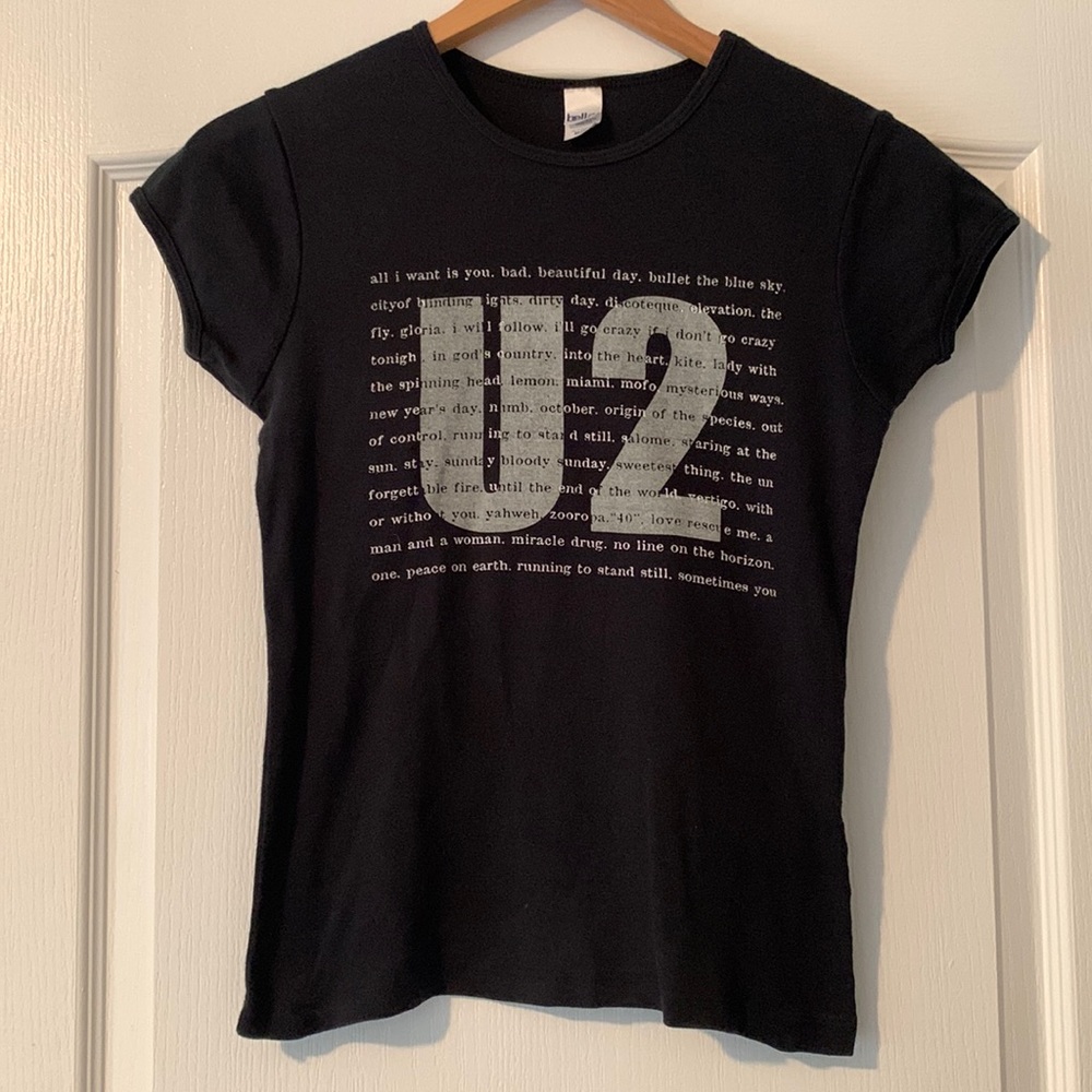 U2 Song T-shirt One of a Kind